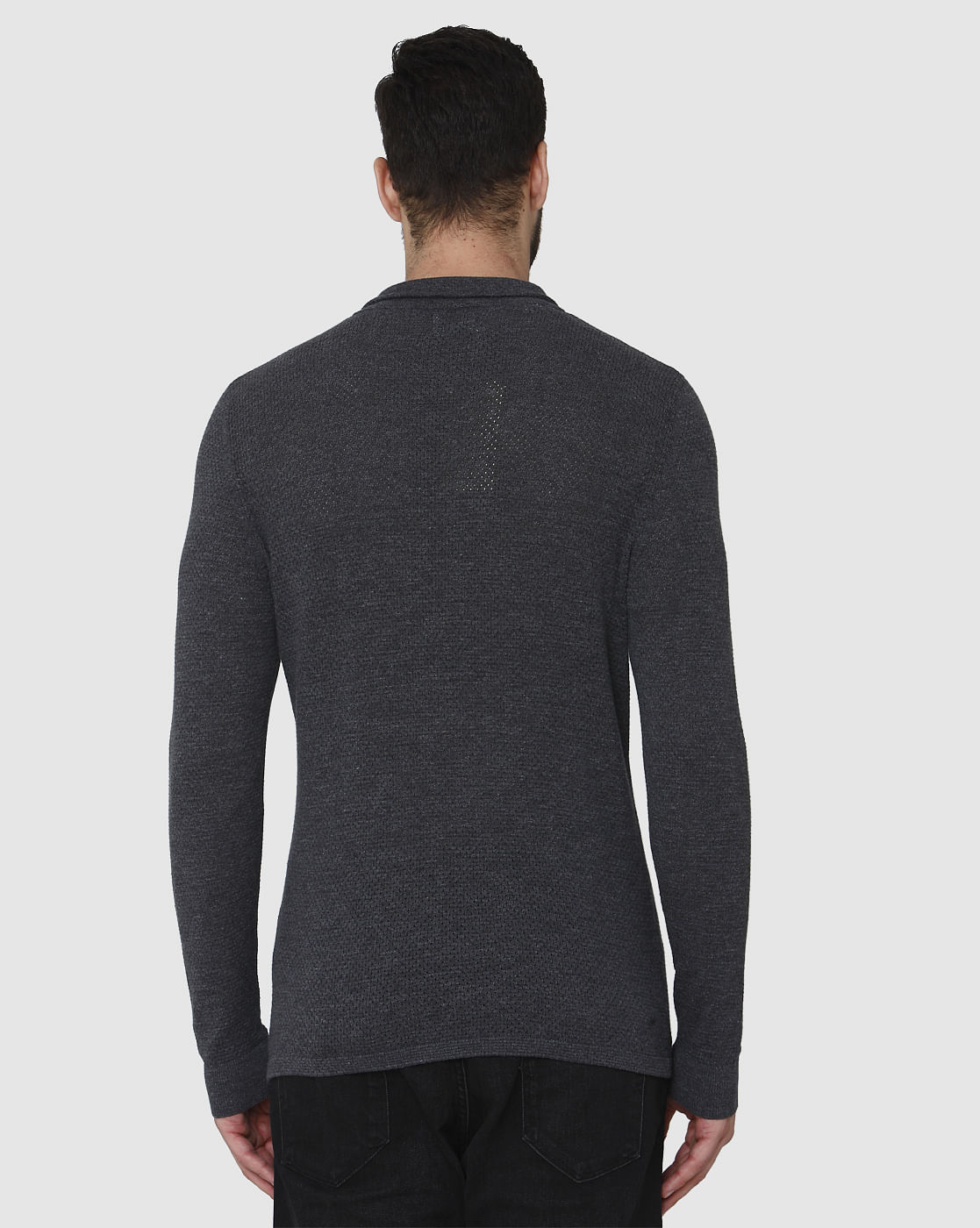 Black Polo Neck T-Shirt