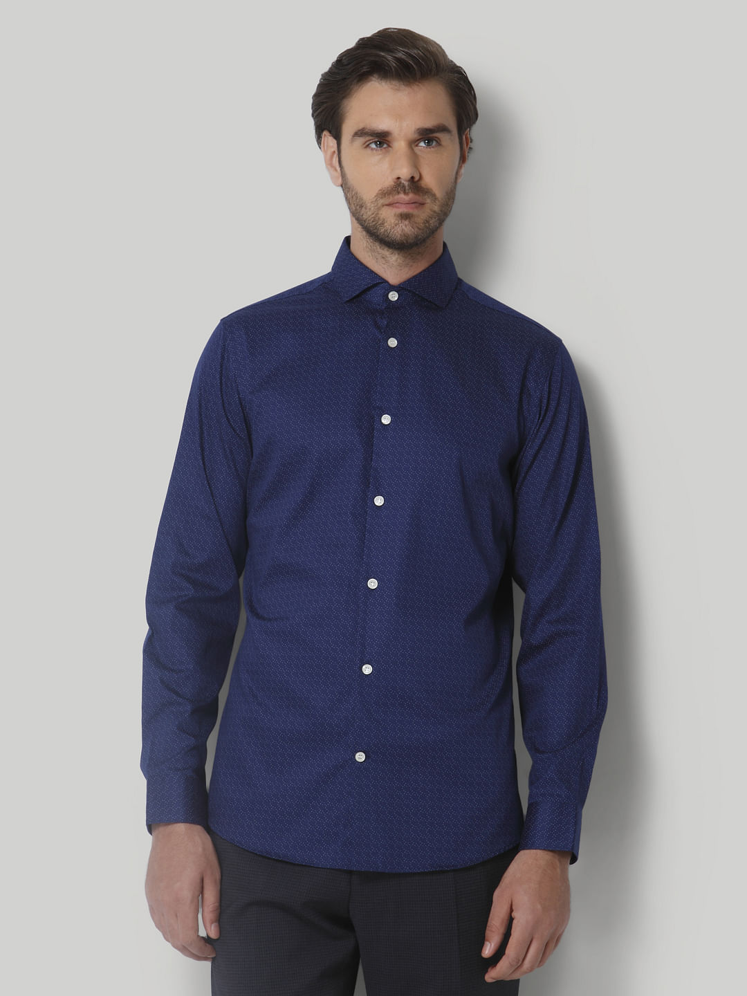 Blue Full Sleeves Shirt