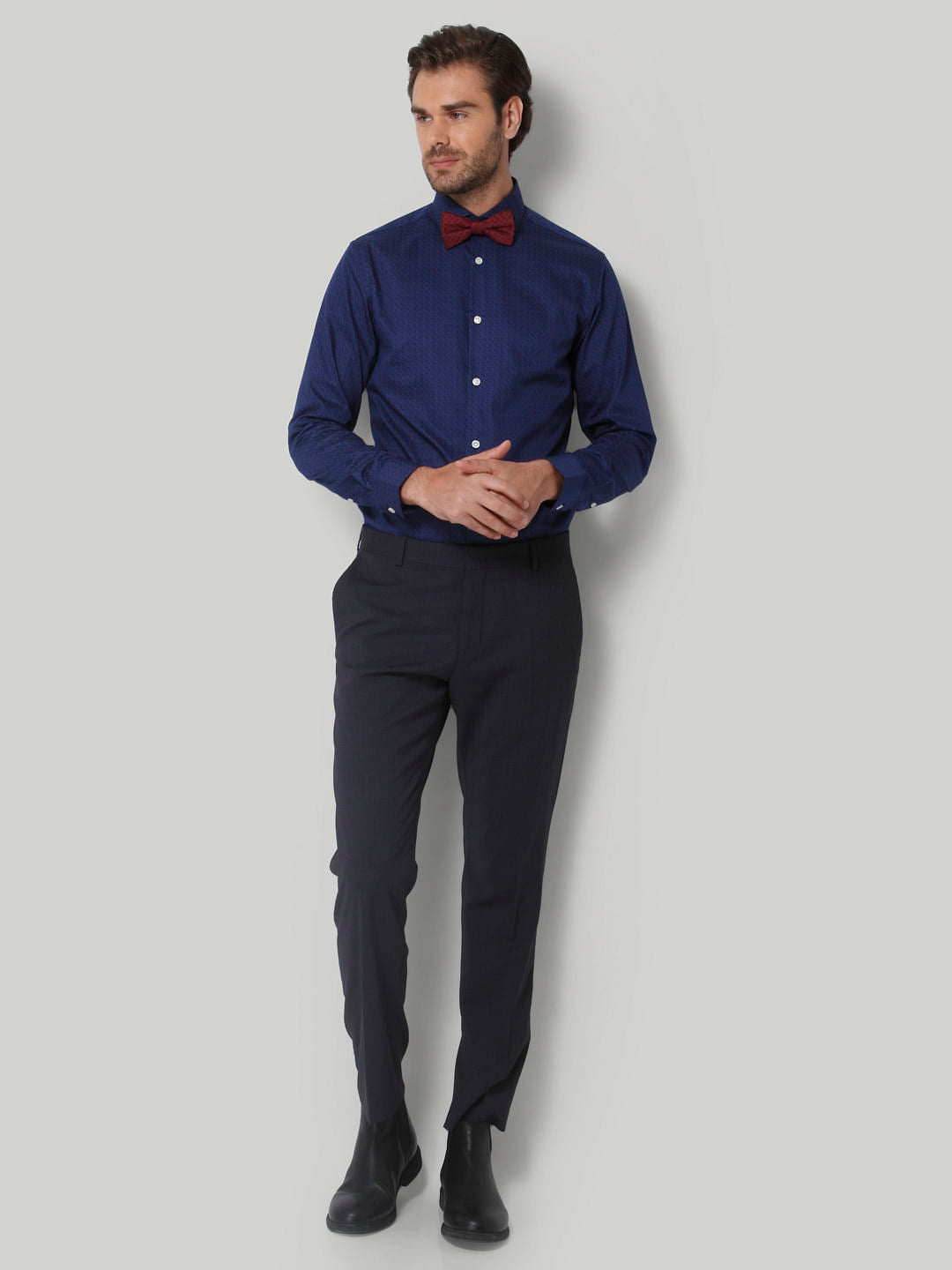 Blue Full Sleeves Shirt