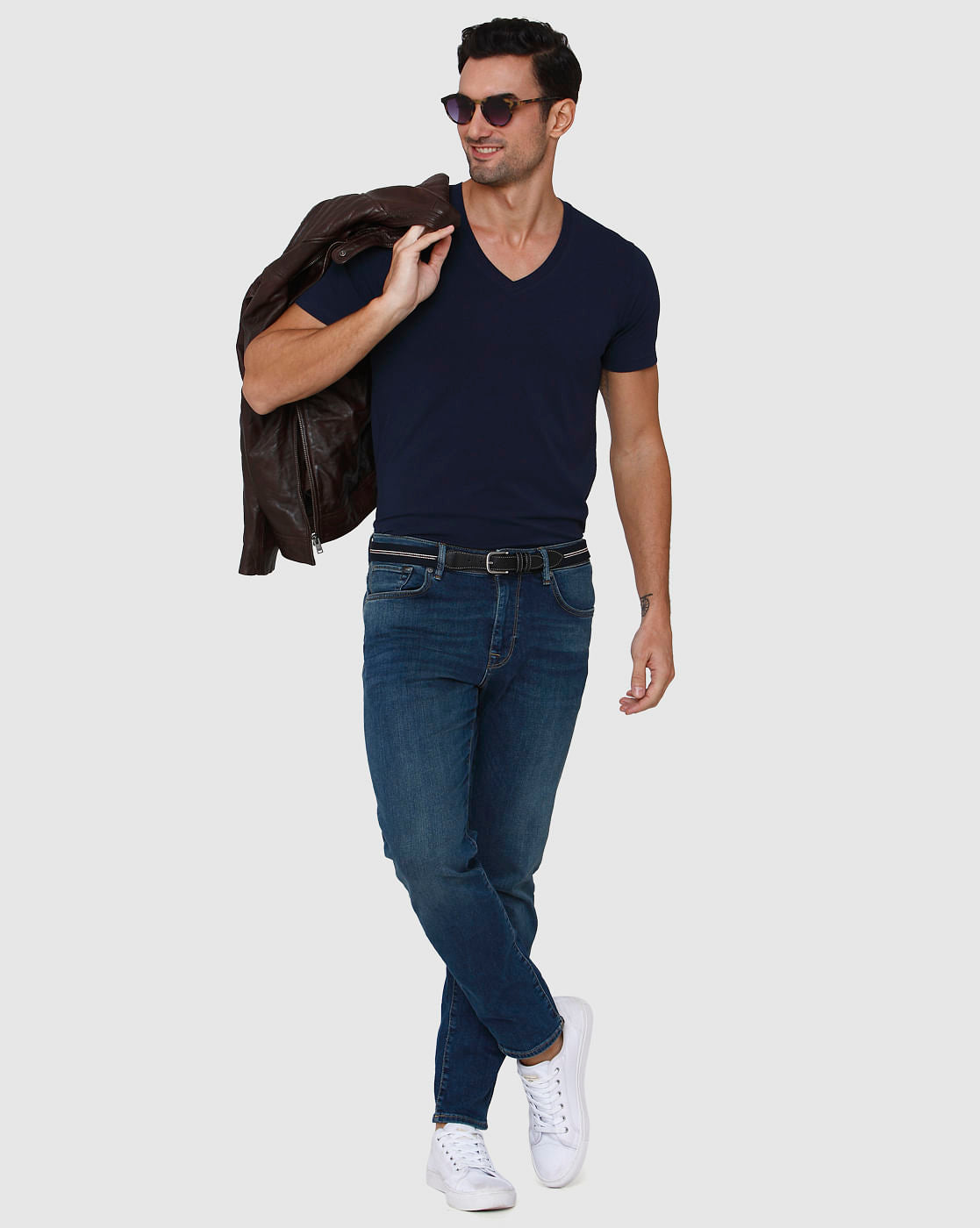Blue Straight Fit Jeans