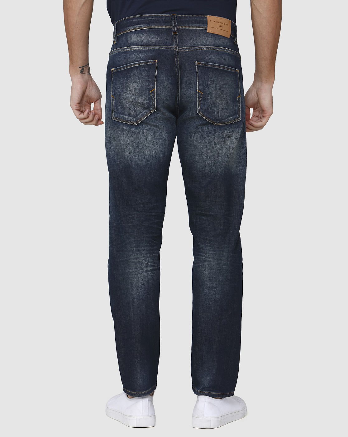 Blue Tapered Fit Jeans