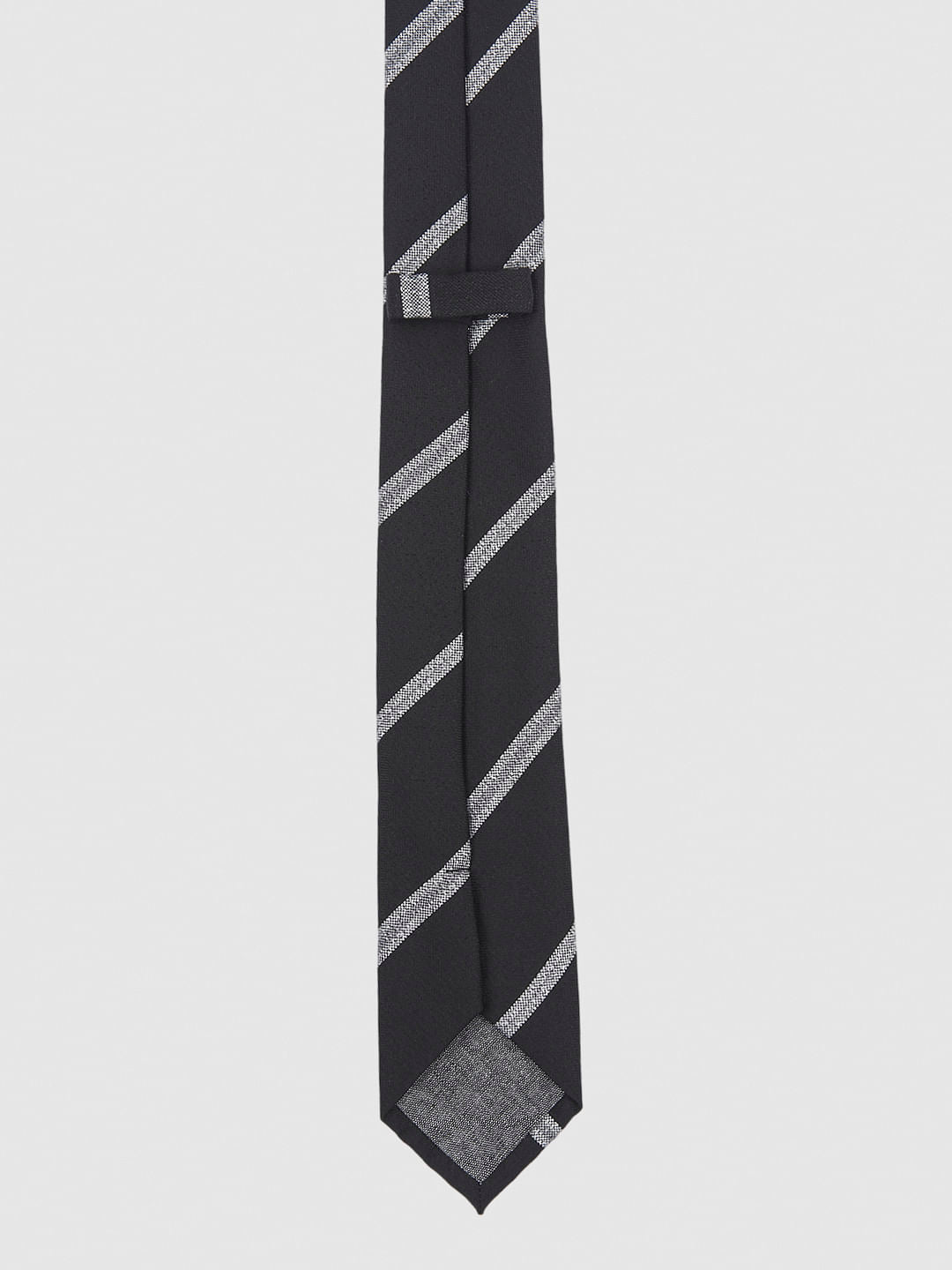 Black Striped Tie