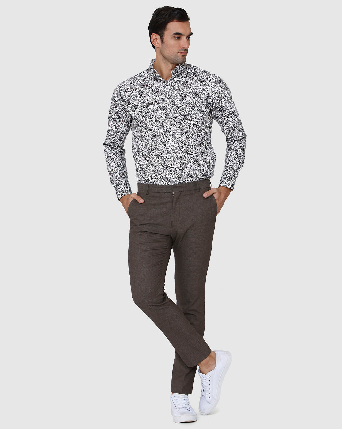 Brown Formal Trousers