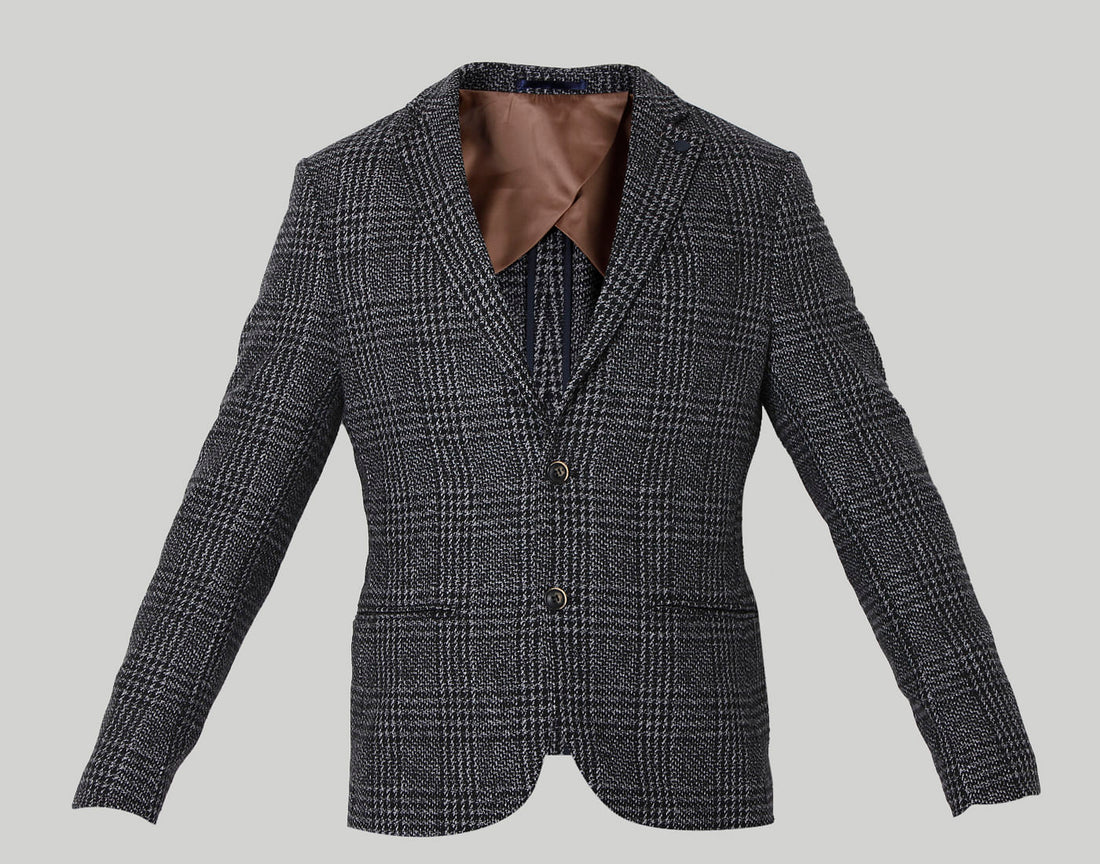 Black Check Blazer