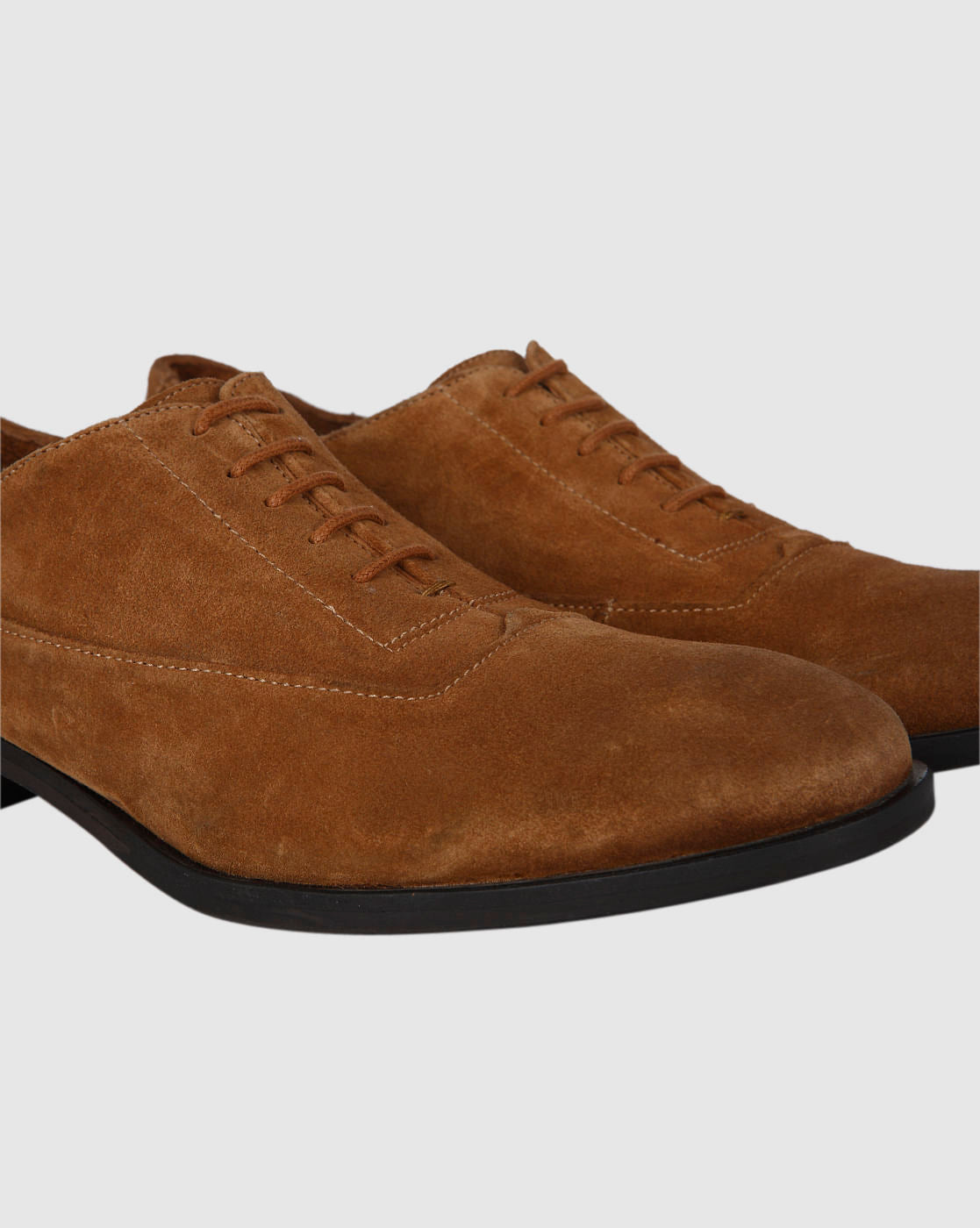 Brown Suede Formal Shoes