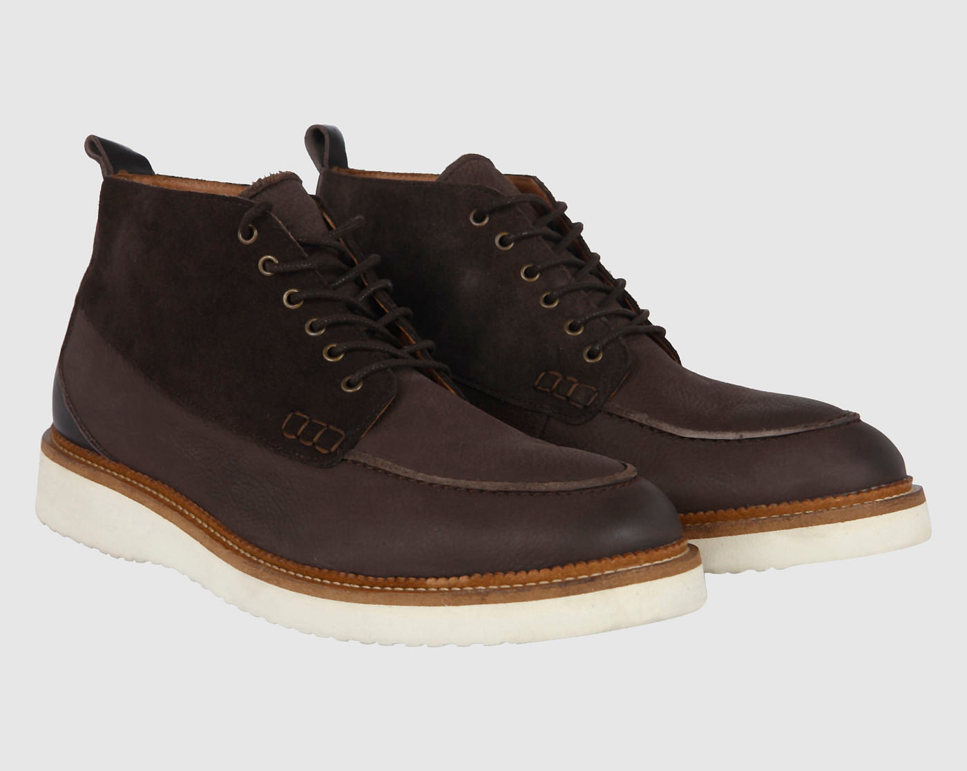 Dark Brown Leather Boots