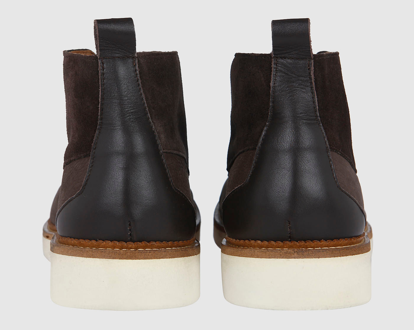 Dark Brown Leather Boots