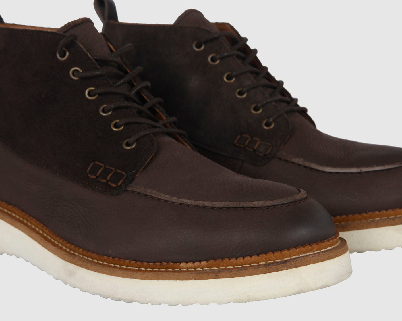 Dark Brown Leather Boots