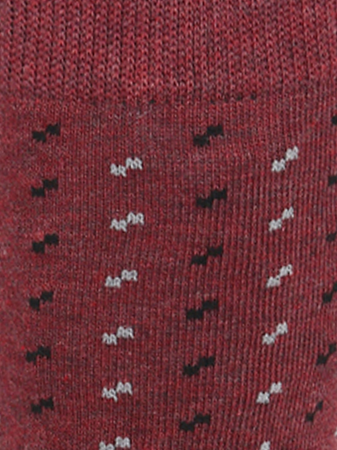 Red Mid Calf Length Socks