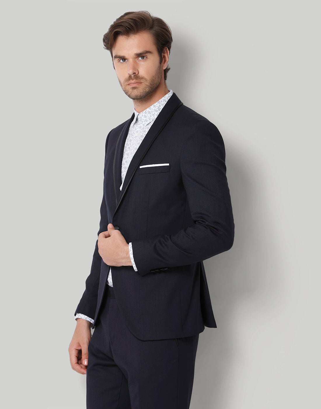 Navy Blue Formal Slim Fit Blazer
