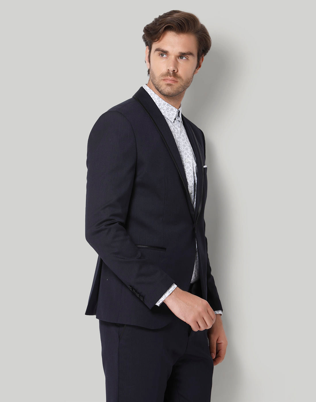 Navy Blue Formal Slim Fit Blazer