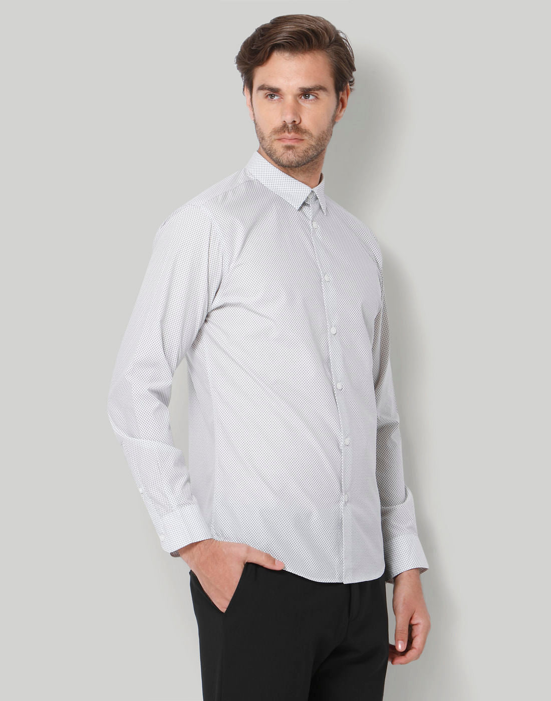 White Full Sleeves Shirt