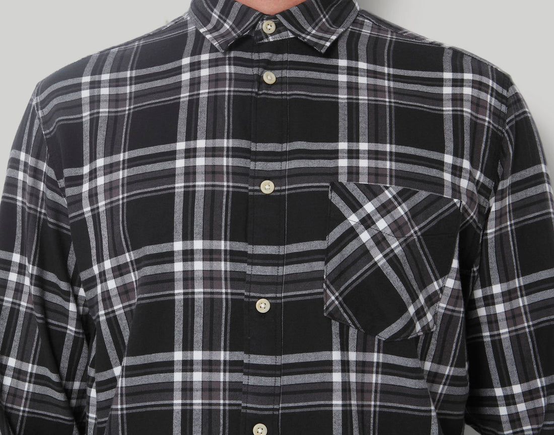 Black Check Full Sleeves Shirt