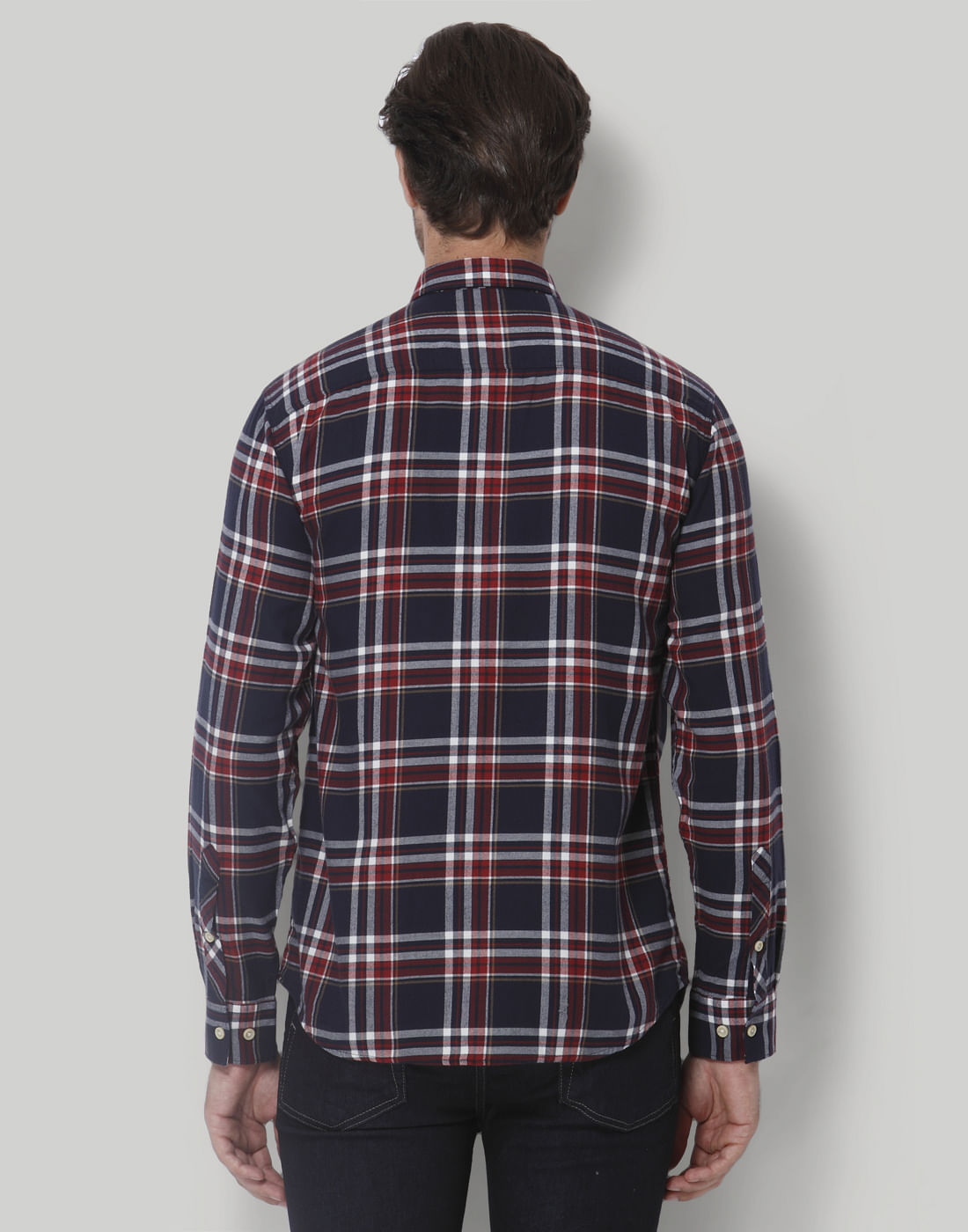 Red Check Full Sleeves Shirt
