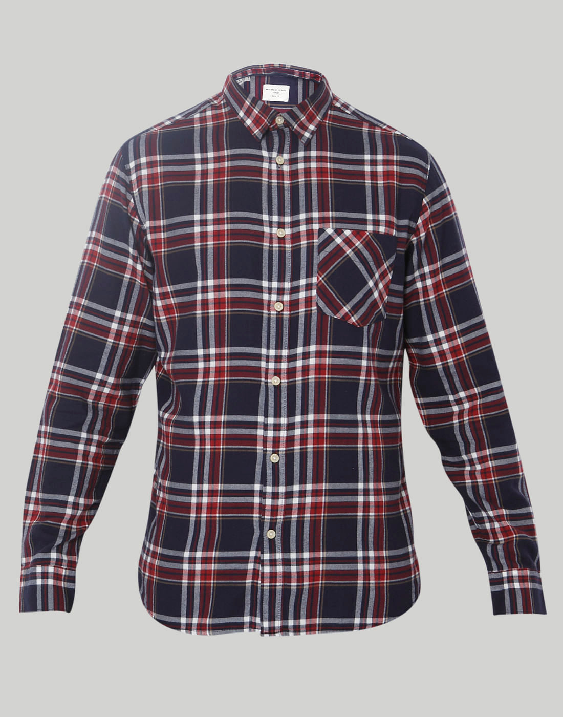Red Check Full Sleeves Shirt