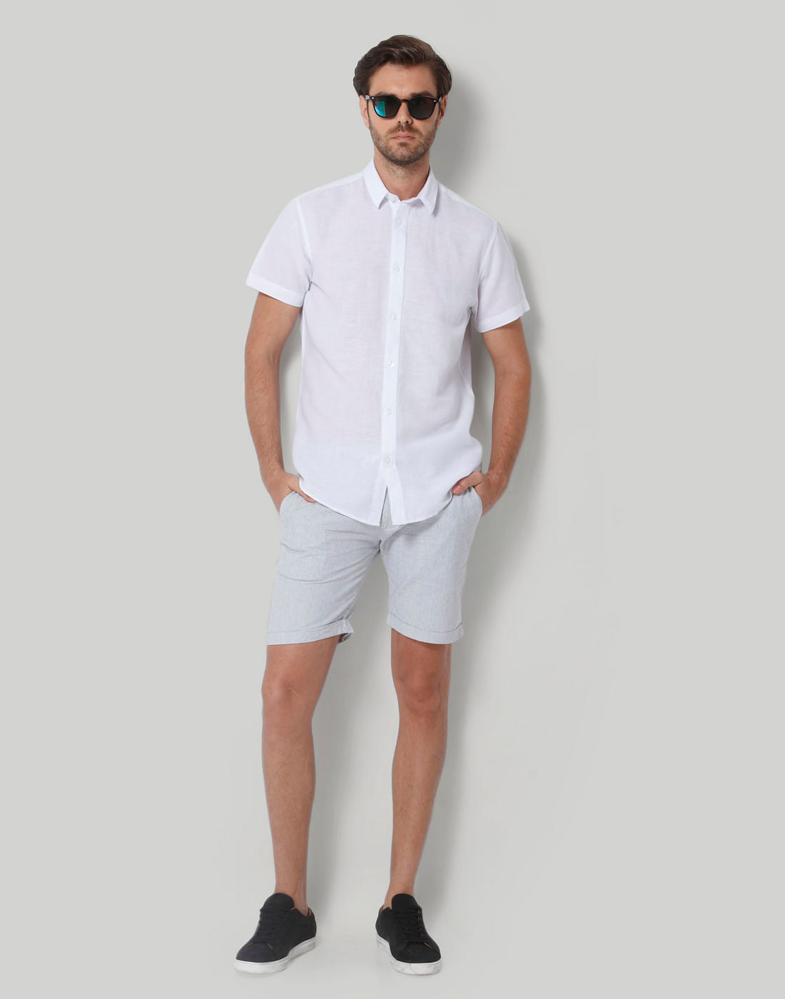 White Short Sleeves Shirt