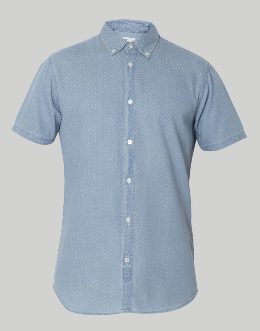 Blue Short Sleeves Shirt