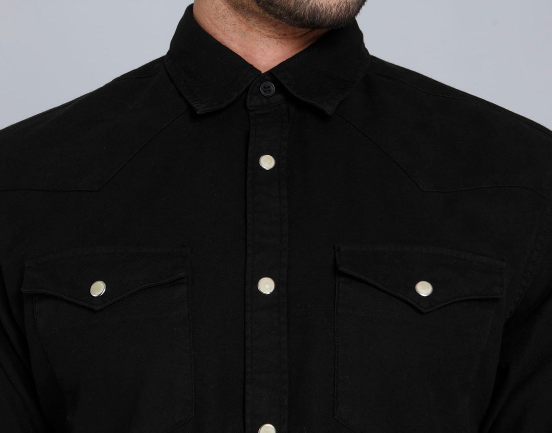 Black Full Sleeves Shirt