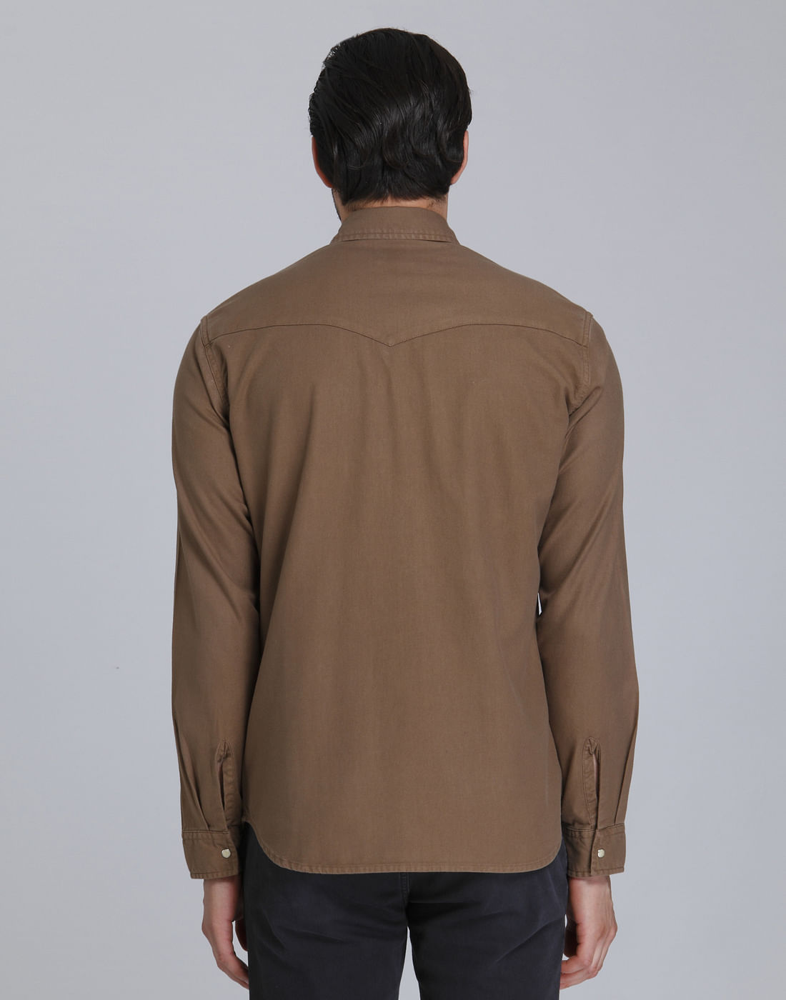 Brown Full Sleeves Shirt
