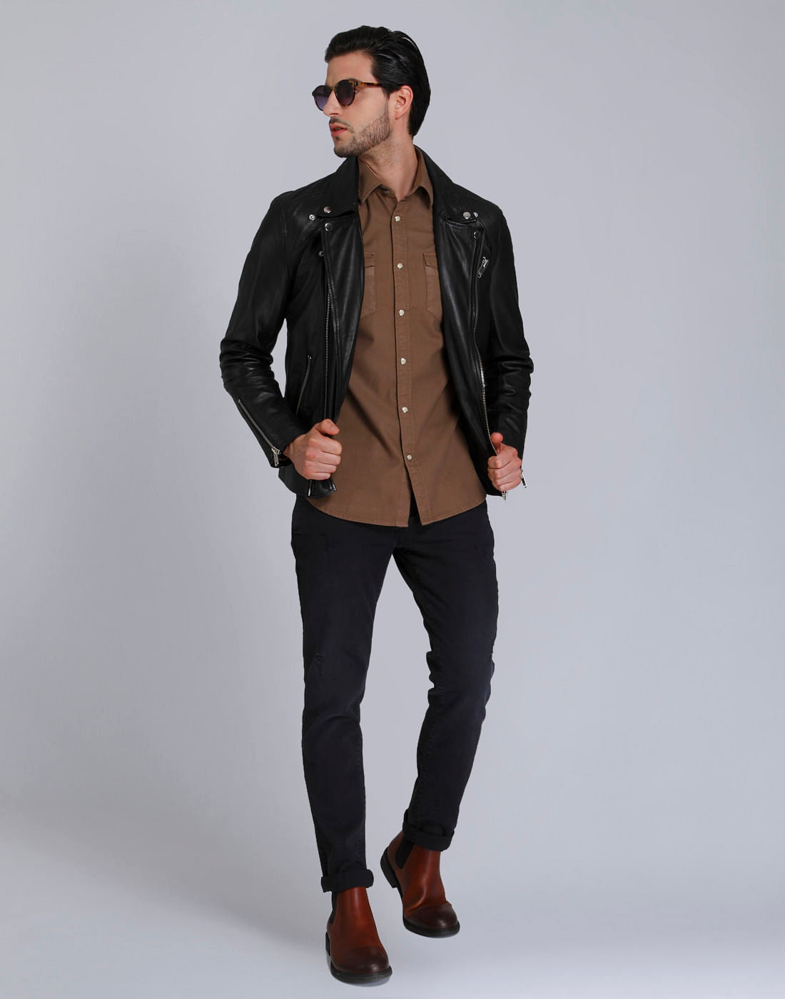 Brown Full Sleeves Shirt
