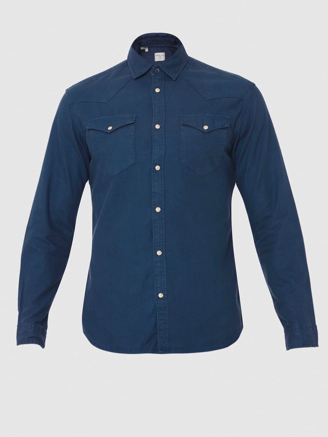 Dark Blue Full Sleeves Shirt