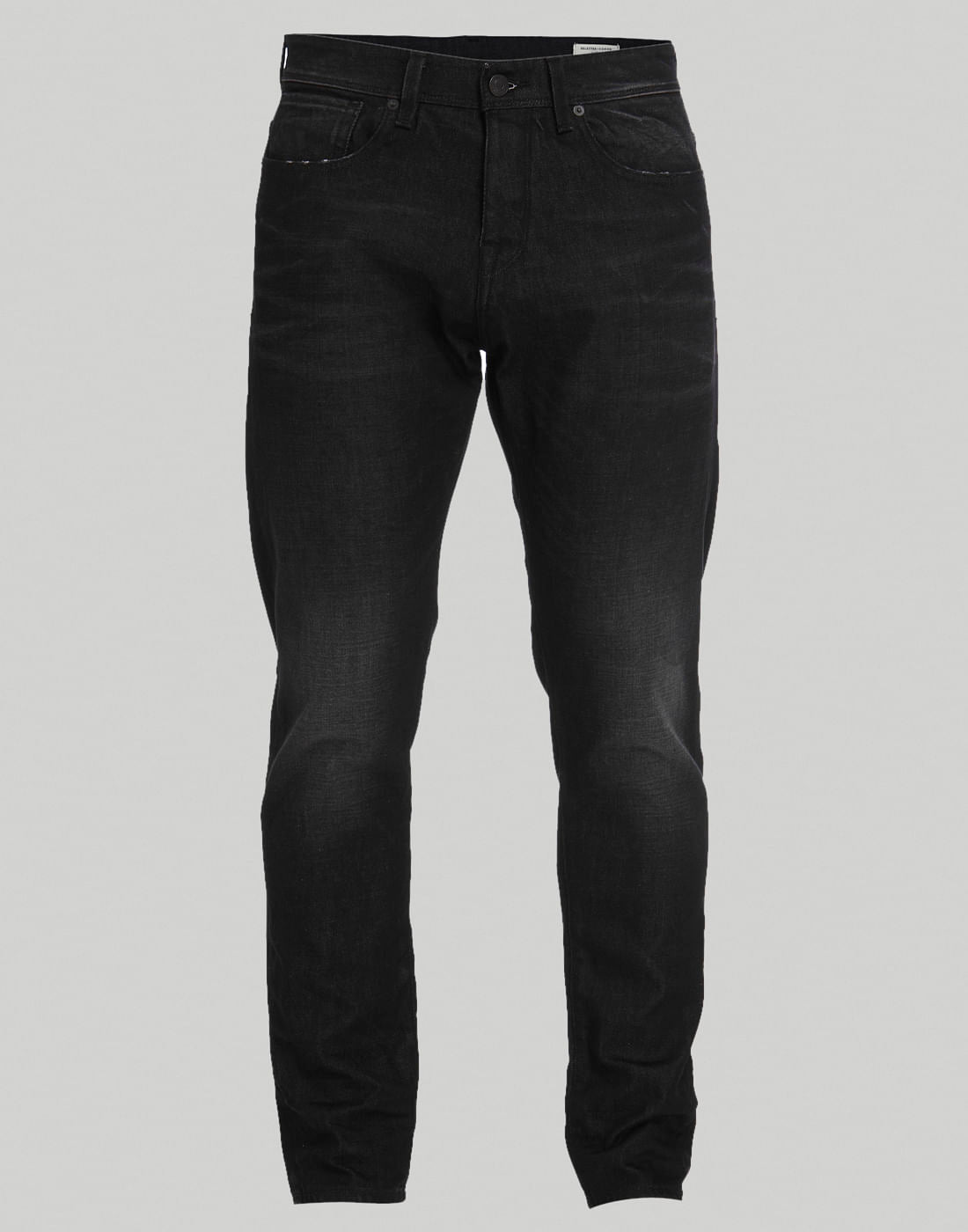 Black Faded Toby Tapered Fit Jeans