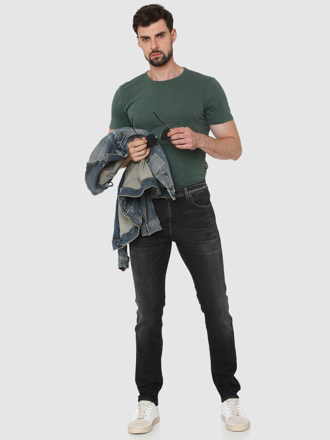 Black Leon Slim Fit Jeans