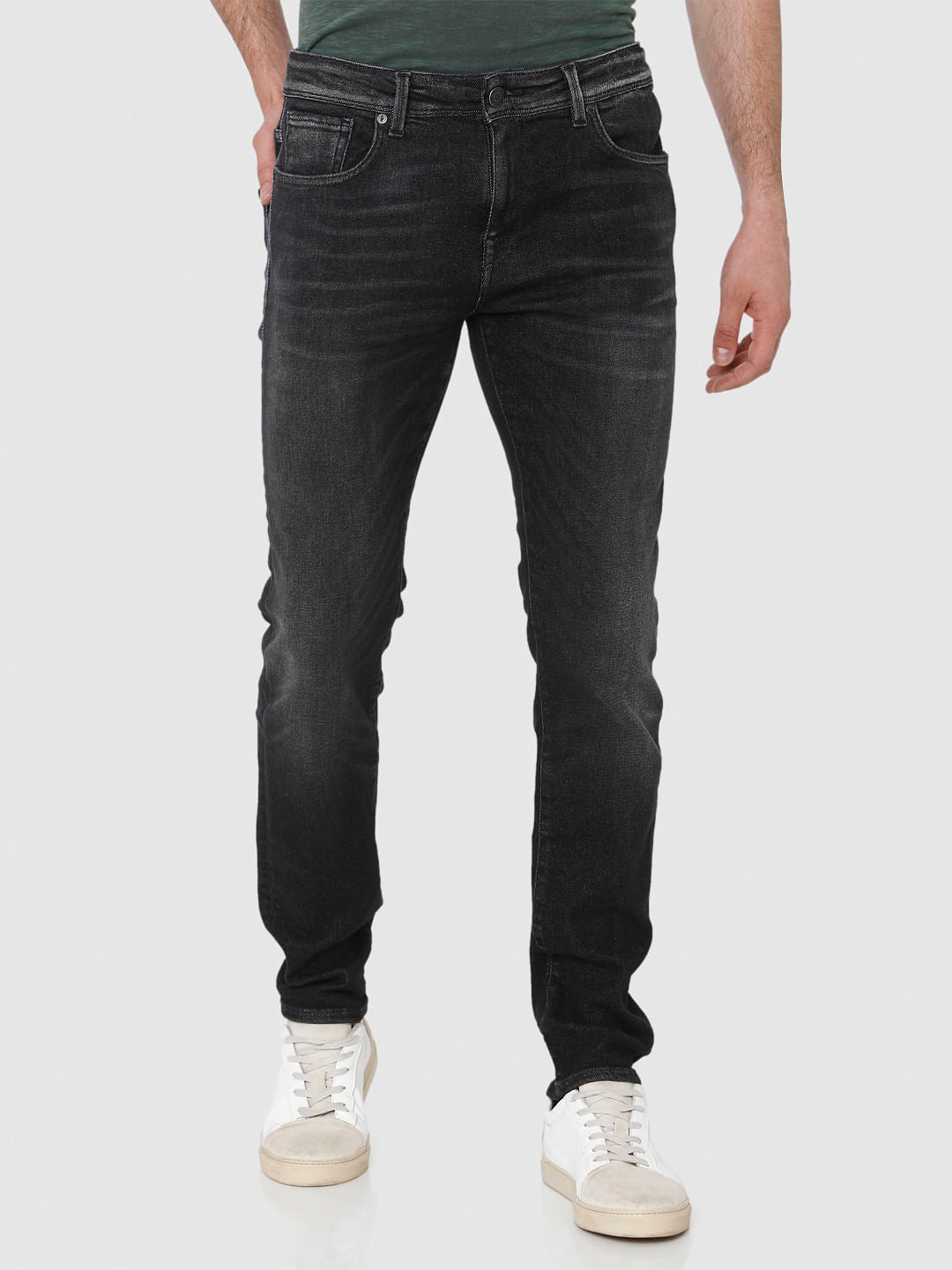 Black Leon Slim Fit Jeans