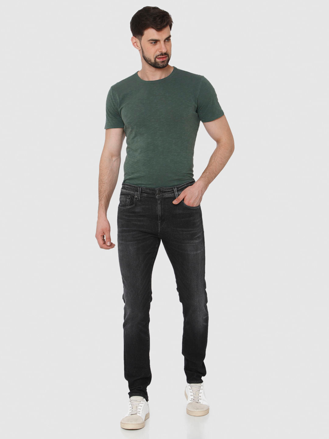 Black Leon Slim Fit Jeans