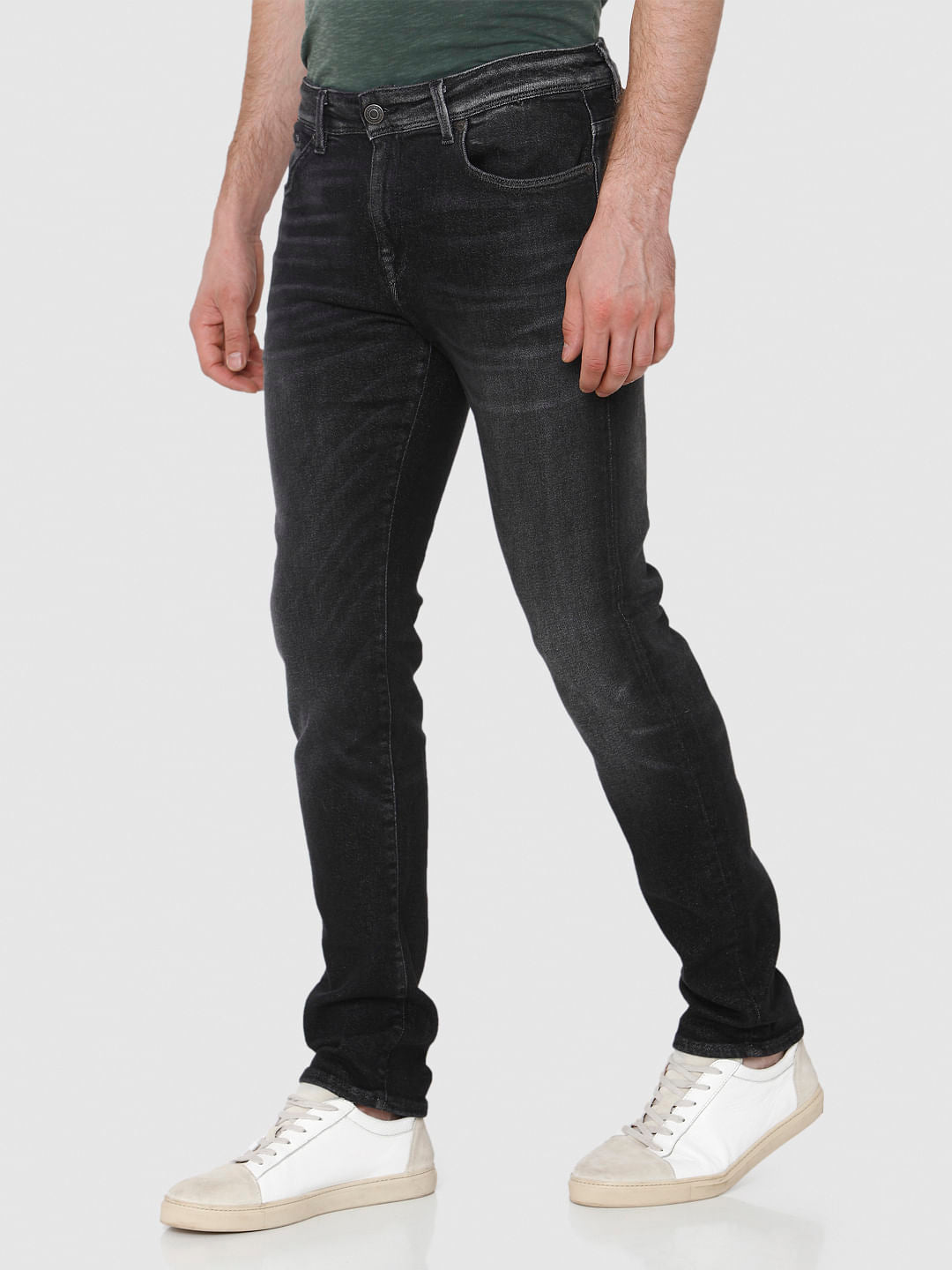 Black Leon Slim Fit Jeans
