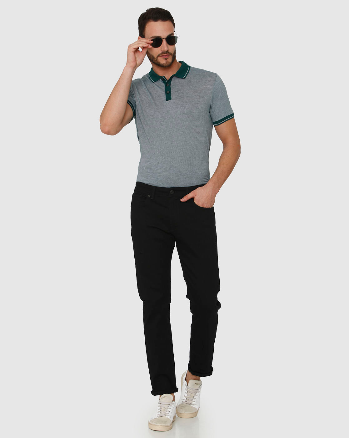 Black Leon Slim Fit Jeans