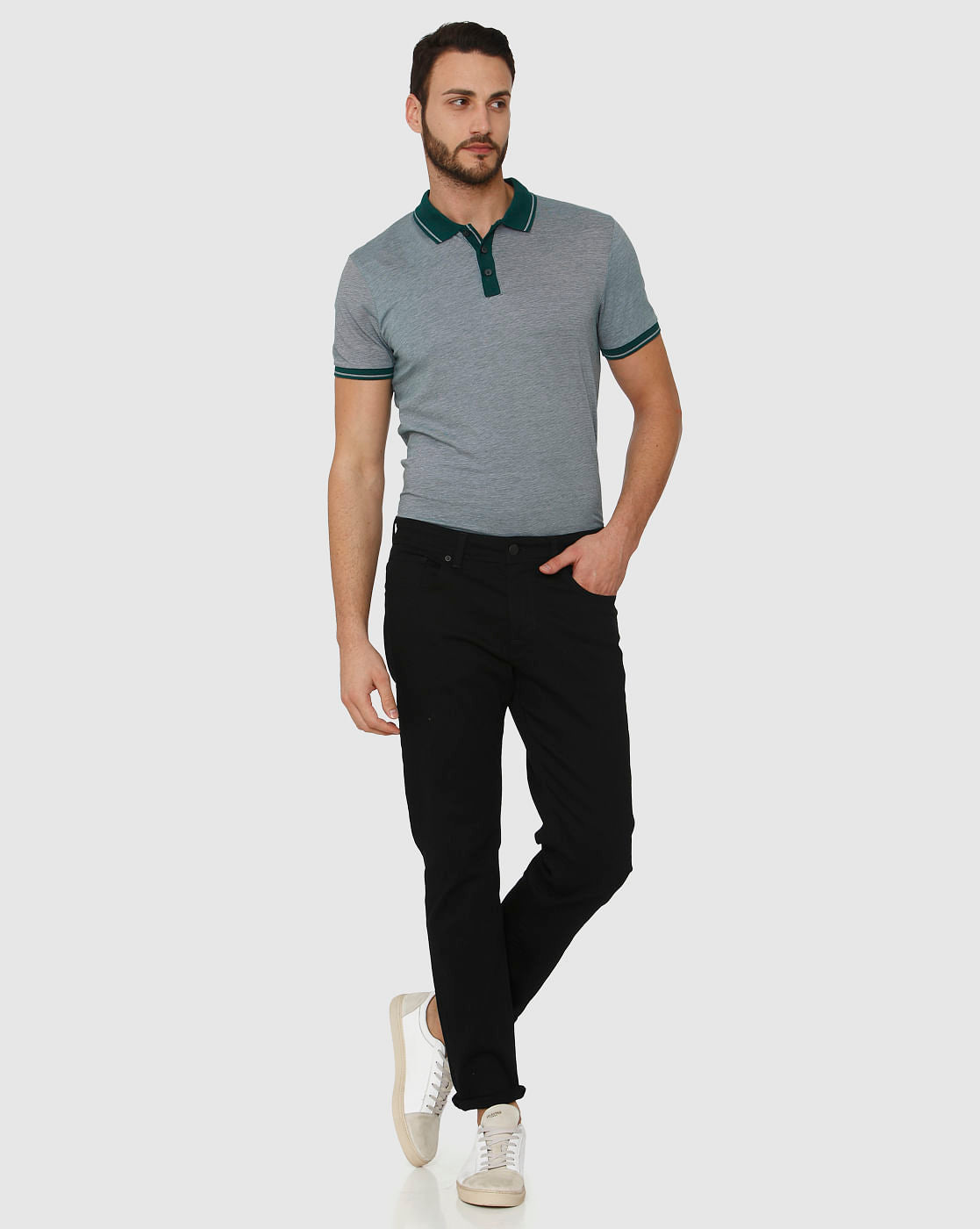 Black Leon Slim Fit Jeans