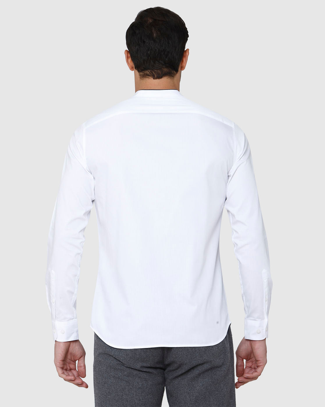 White Full Sleeves Shirt