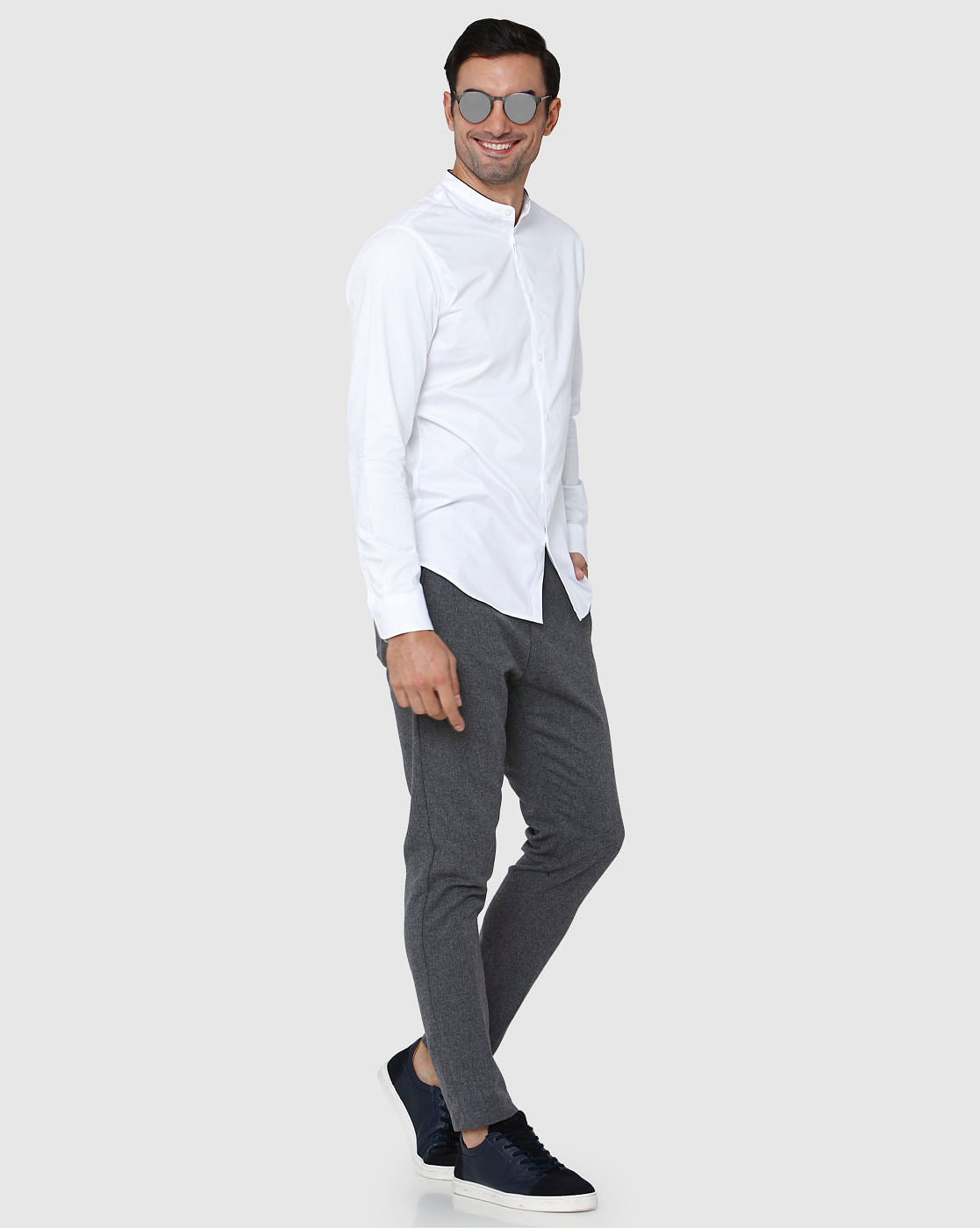 White Full Sleeves Shirt