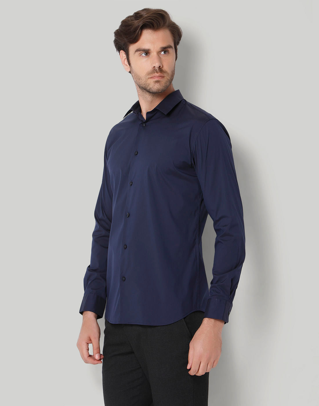 Blue Full Sleeves Shirt