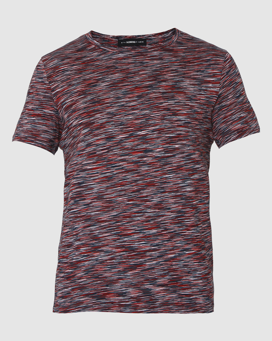 White Striped Crew Neck T-Shirt