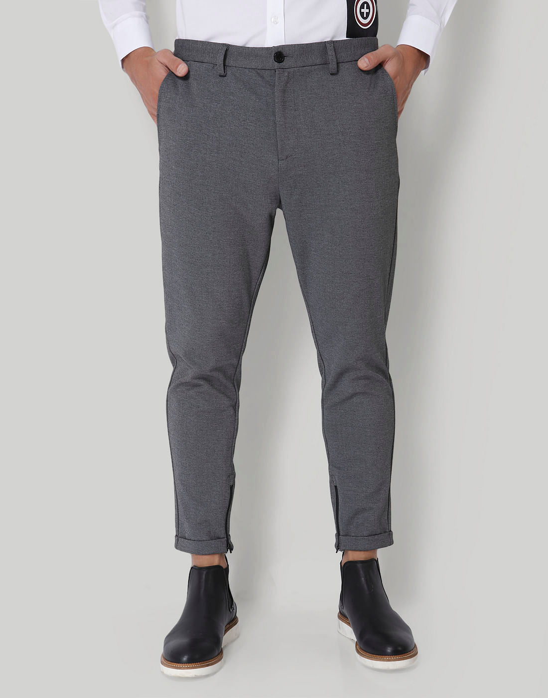 Grey Formal Trousers