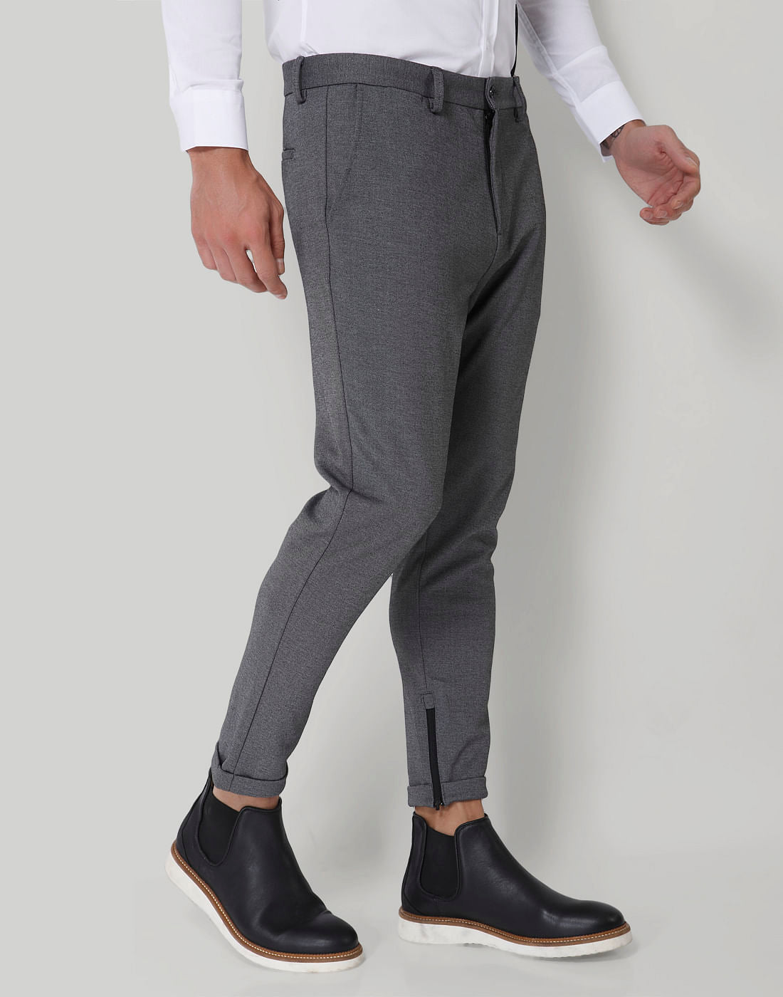 Grey Formal Trousers