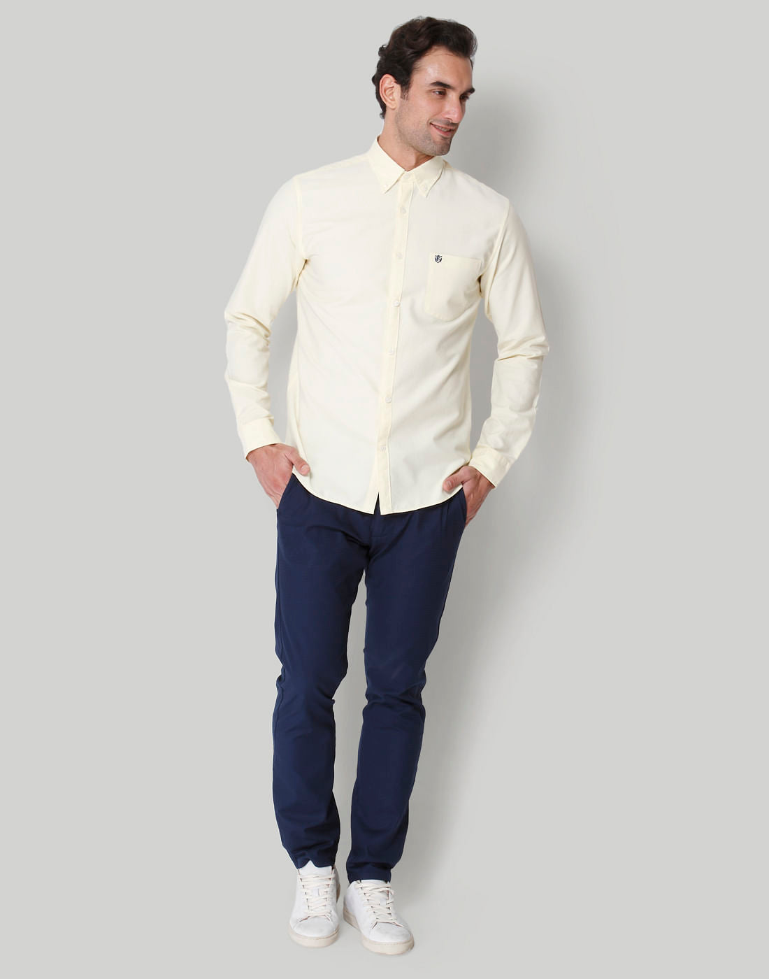 Yellow Full Sleeves Shirt