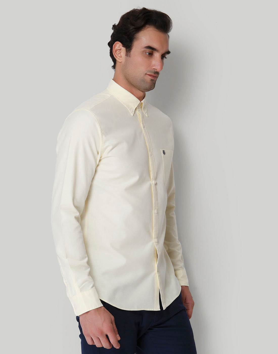 Yellow Full Sleeves Shirt