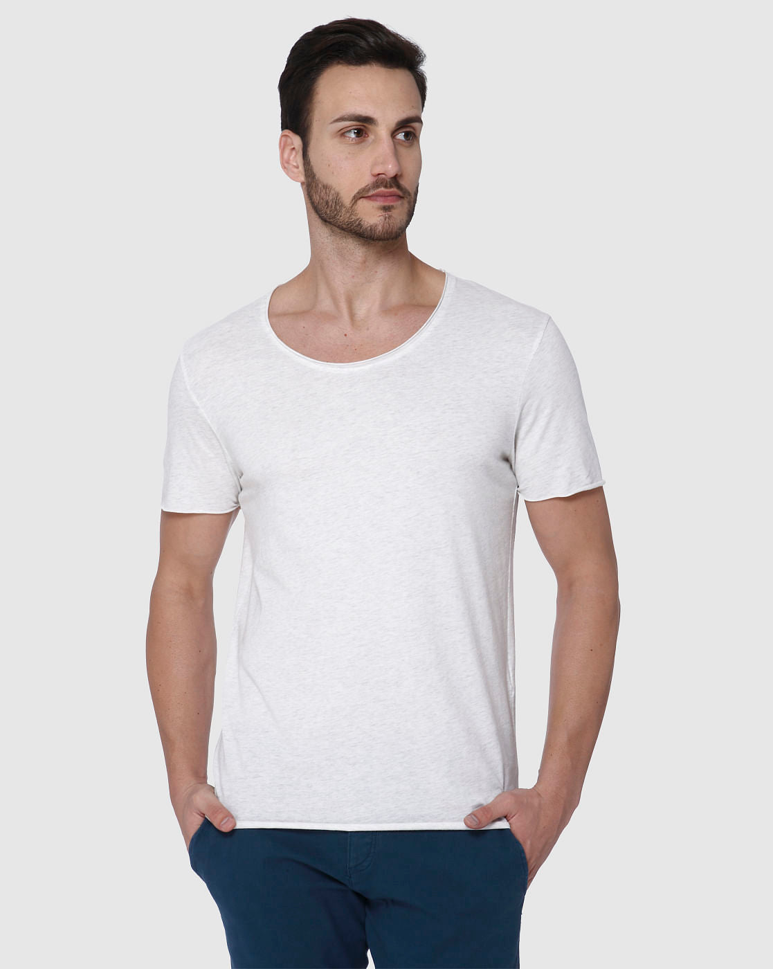 White Crew Neck T-Shirt