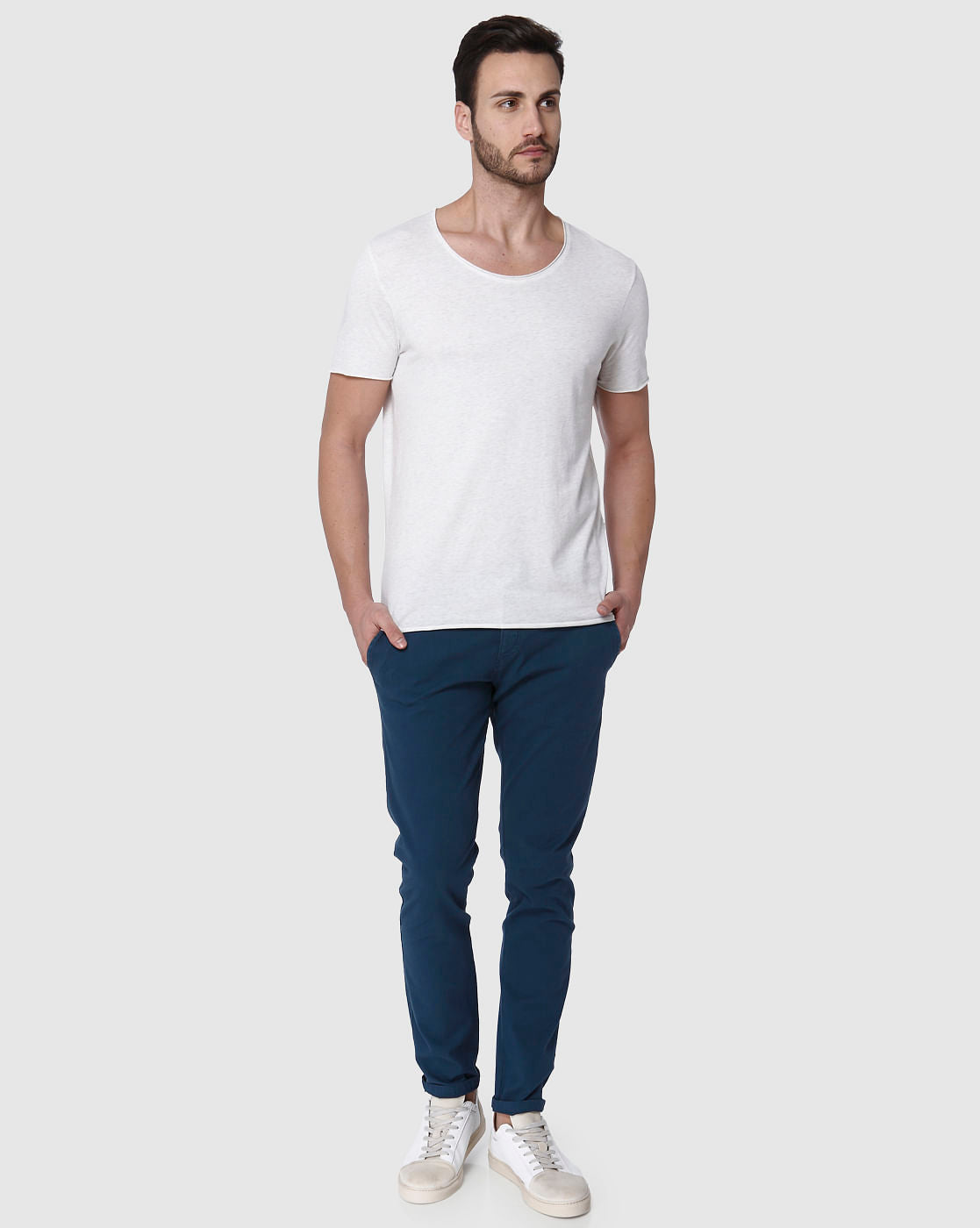 White Crew Neck T-Shirt