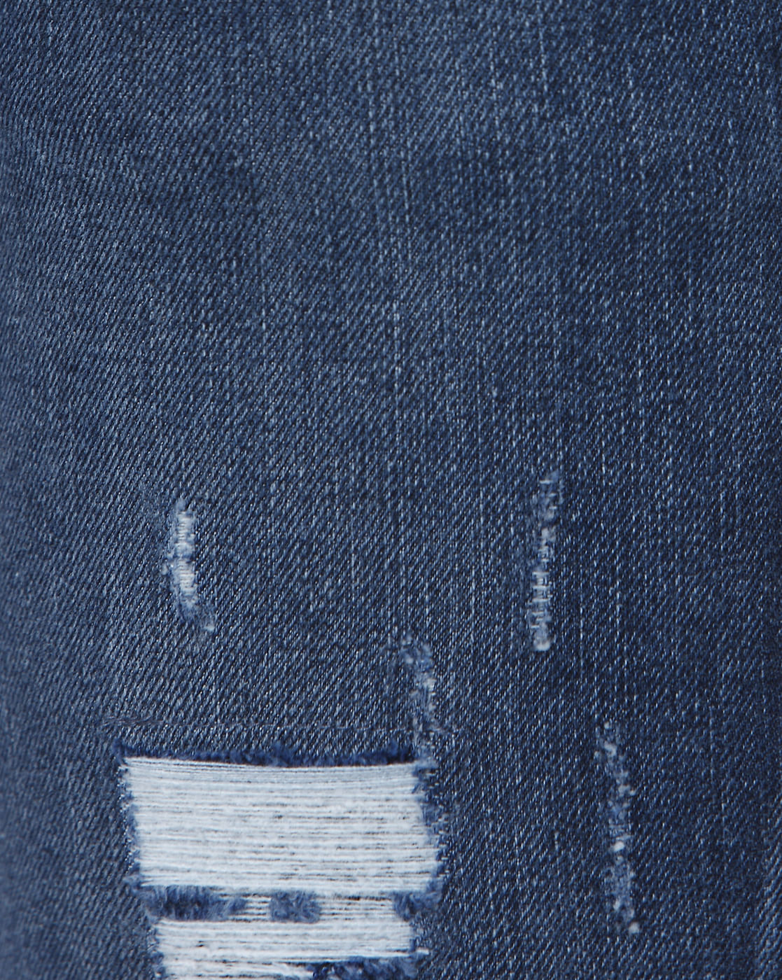 Blue Distressed Skinny Fit Jeans