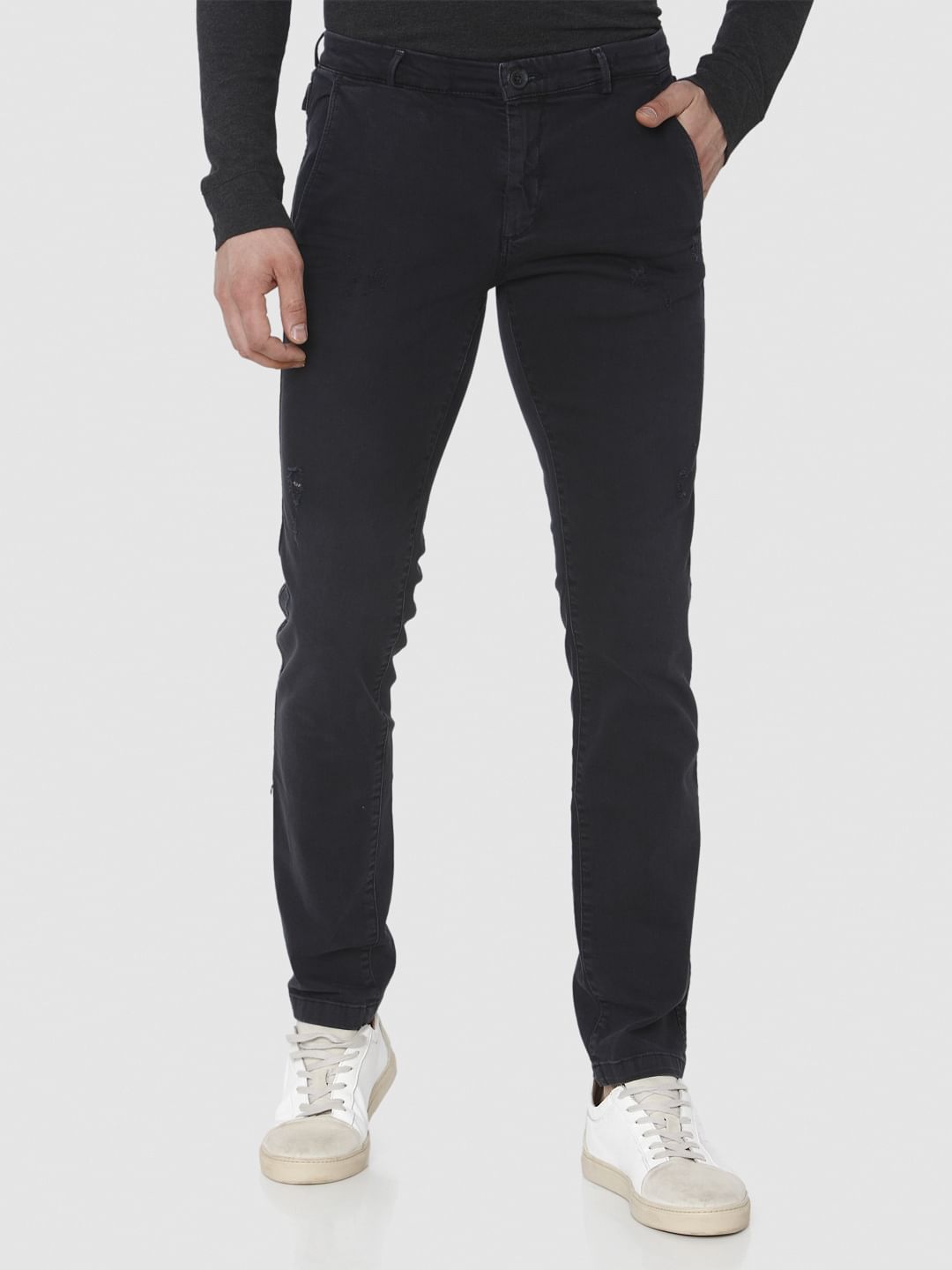 Black Leon Slim Fit Jeans