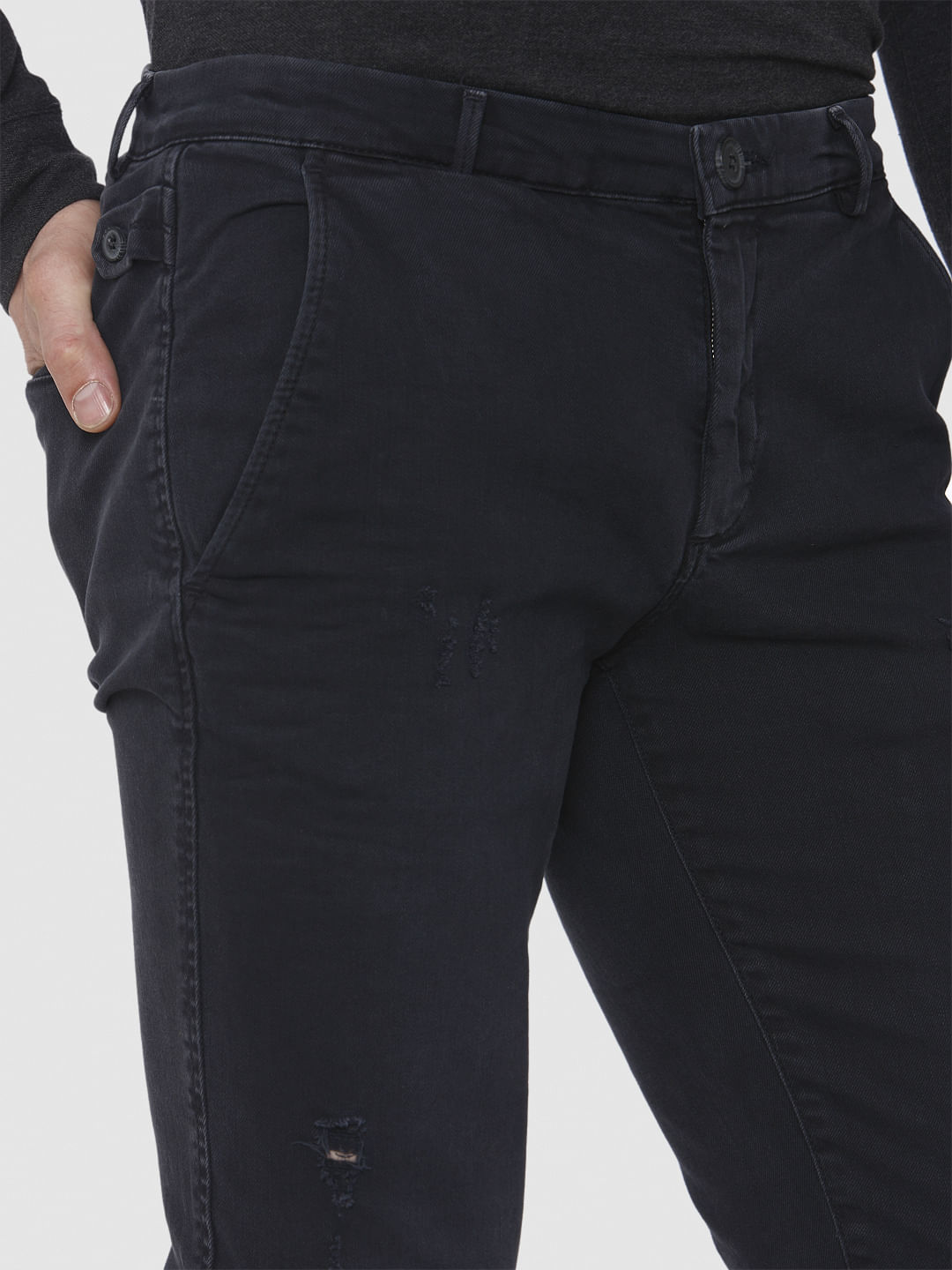 Black Leon Slim Fit Jeans