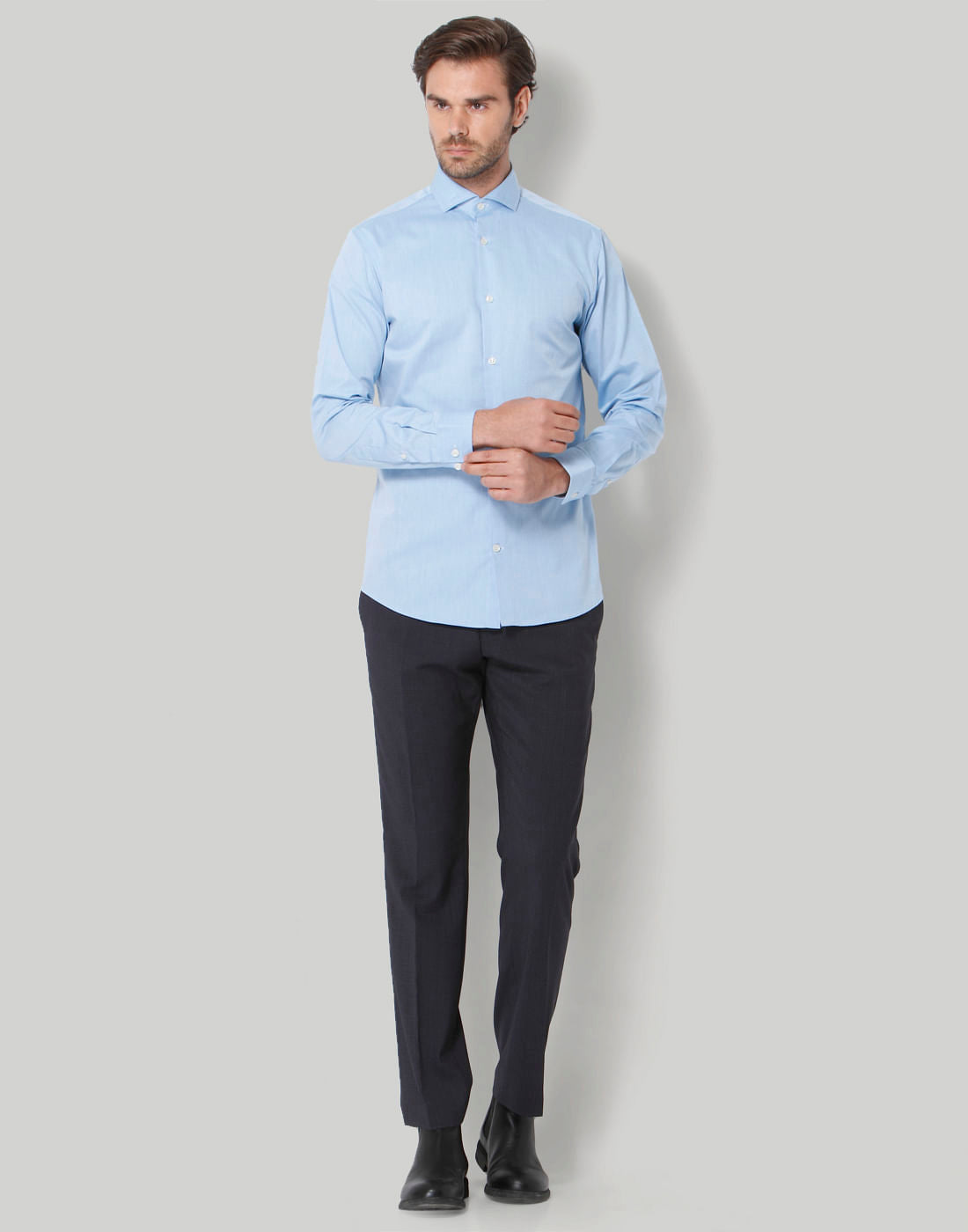 Blue Full Sleeves Shirt