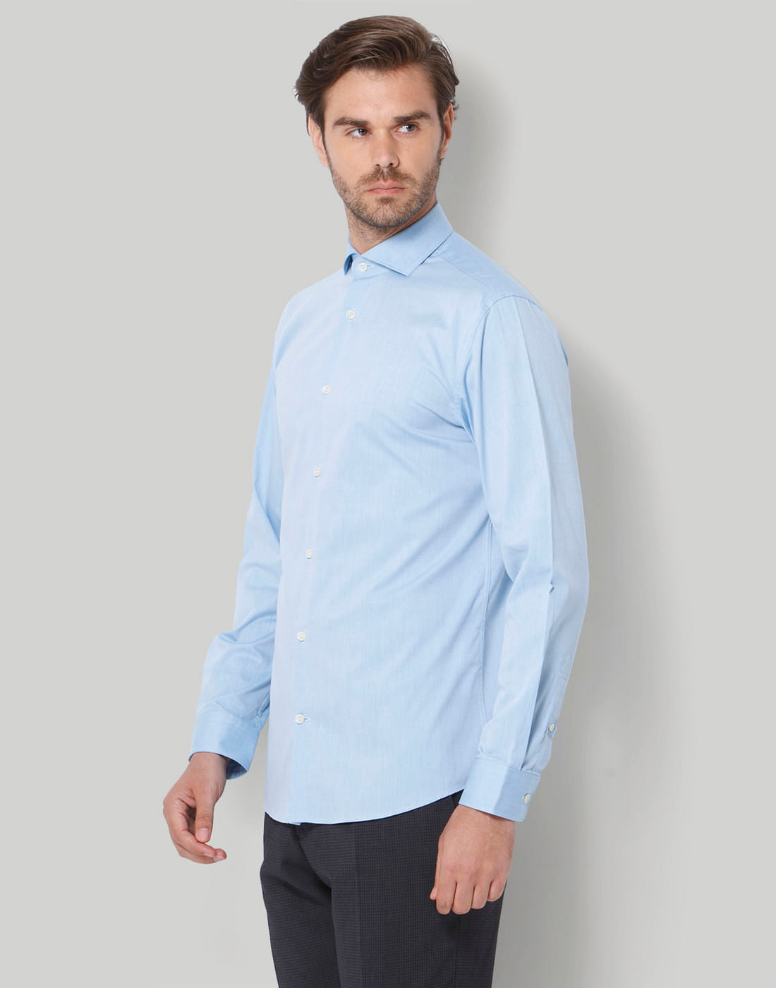 Blue Full Sleeves Shirt