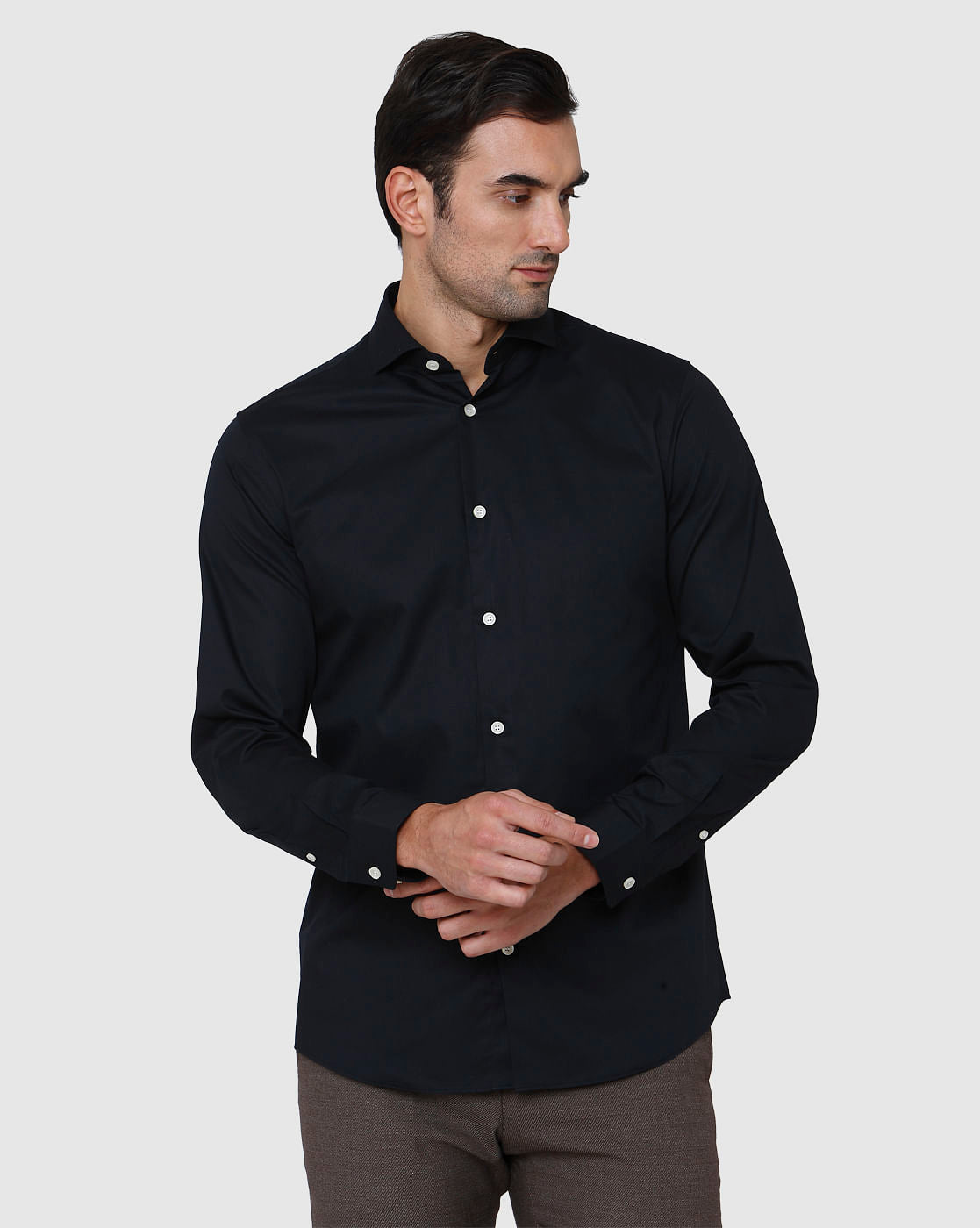 Black Full Sleeves Shirt