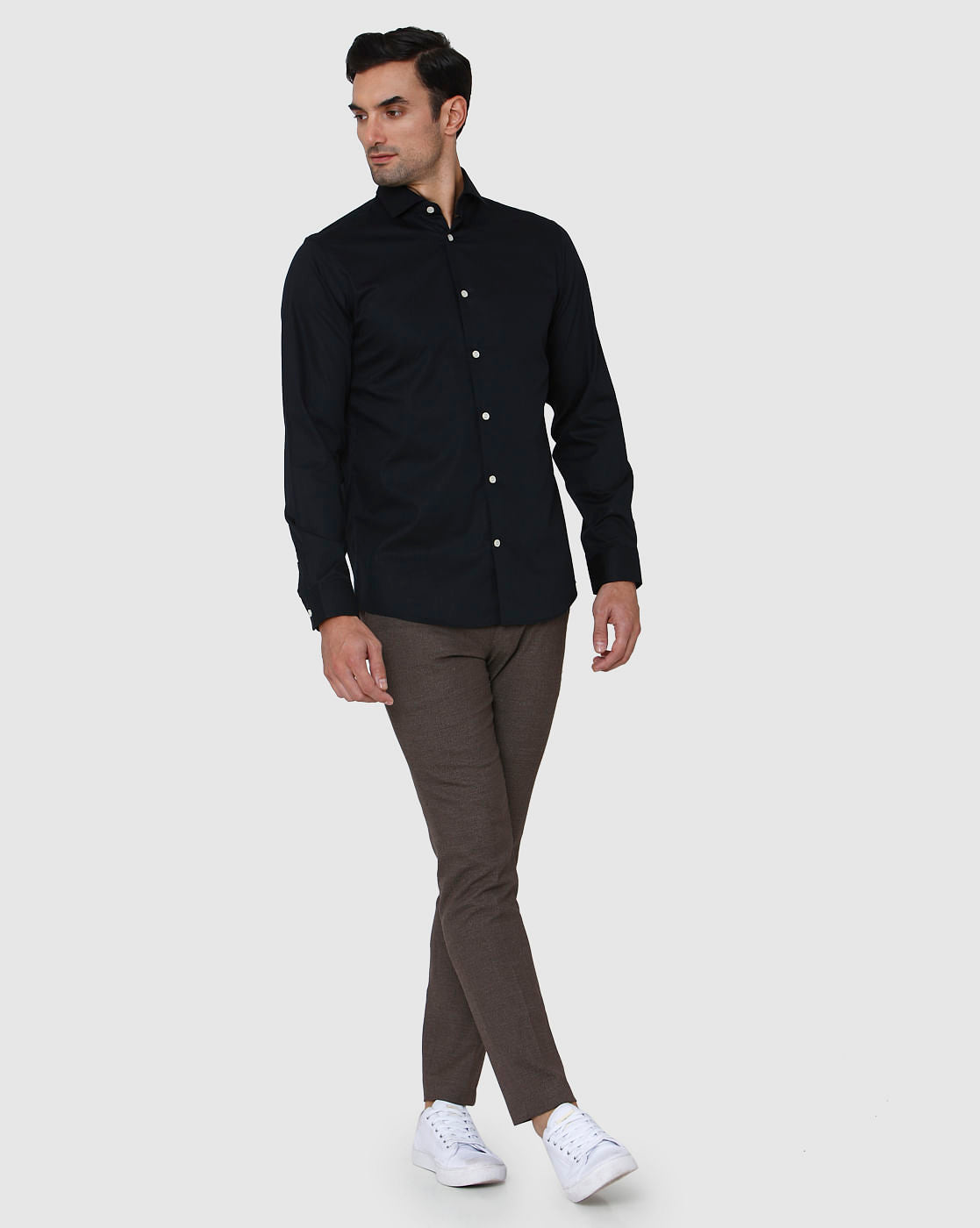 Black Full Sleeves Shirt