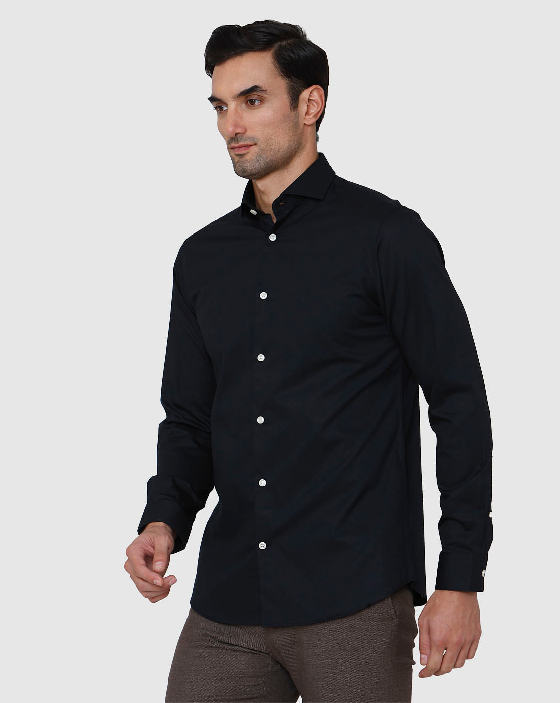 Black Full Sleeves Shirt